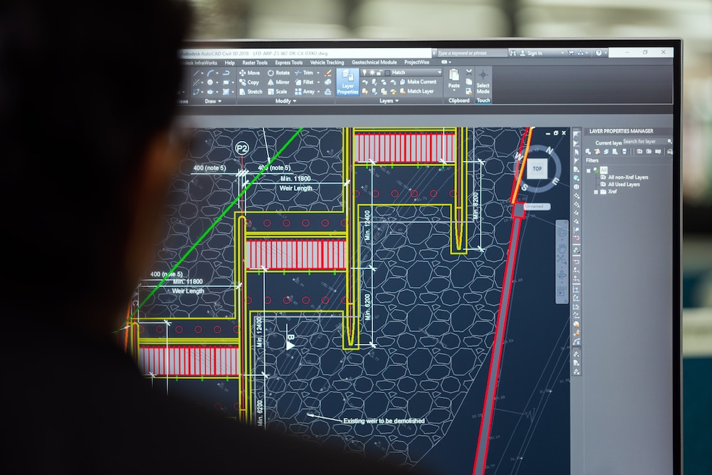 manually vectorizing a map in CAD