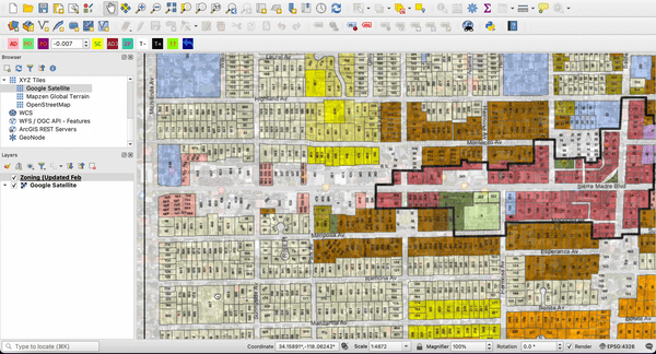 freehand georeferencing in QGIS